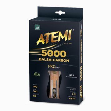 Ракетка для настільного тенісу ATEMI 5000 Balsa-Carbon ECO-Line (Гуртова торгівля) Н/Д фото